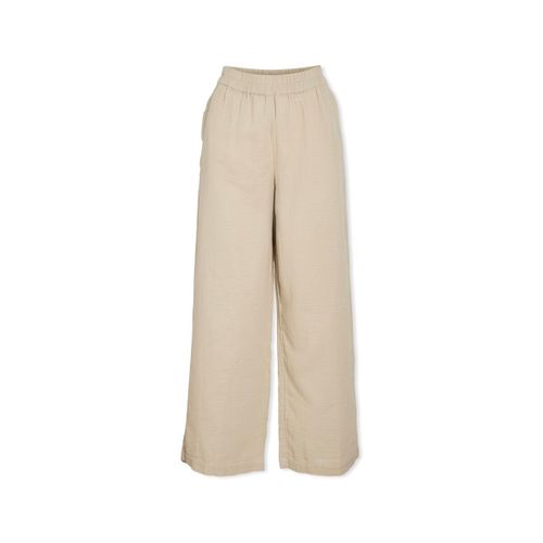 Pantalon Lania Wide Trousers - Feather Grey - Vila - Modalova