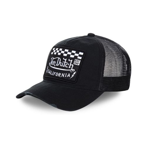 Casquette Casquette Trucker Ecusson Damier Noir - Von Dutch - Modalova