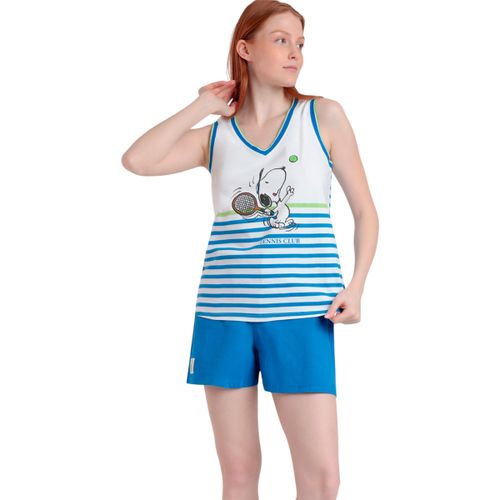 Ensembles de pyjama Pyjama short débardeur Peanuts Tennis Club Peanuts - Admas - Modalova
