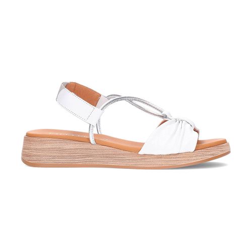 Sandales compensées 30718 blanco_plata - Paula Urban - Modalova