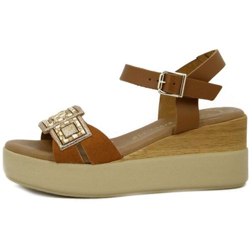 Sandales compensées Chaussures, Sandales compensées, Daim - 22217 - Raquel Perez - Modalova