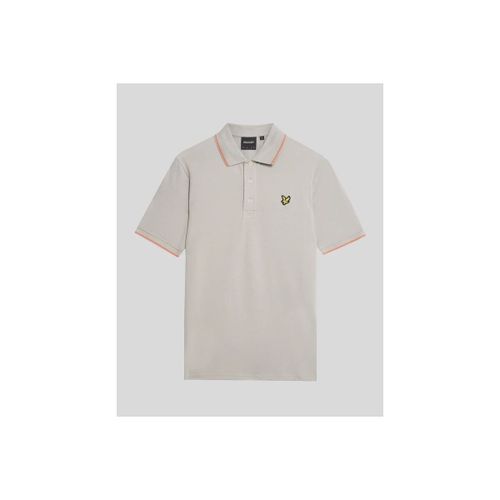 T-shirt SP1524VOG TIPPED POLO-X734 PALE GREY - Lyle & Scott - Modalova