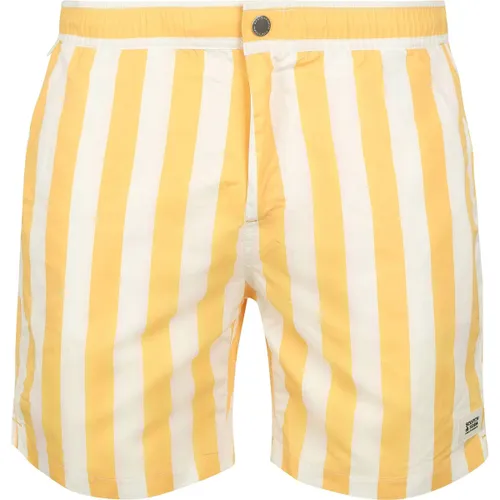 Maillots de bain Scotch Soda Short de Bain Rayures Jaune - Scotch & Soda - Modalova