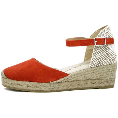 Espadrilles Chaussures, Espadrillas en daim, Talon compensé - 22616 - Raquel Perez - Modalova