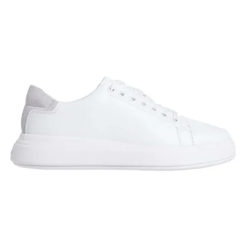 Baskets basses Women's White Lace-Up Low Top Sneakers - Calvin Klein Jeans - Modalova