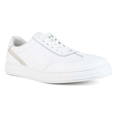 Baskets basses Men's White Low Top Sneakers - Sergio Moretti - Modalova