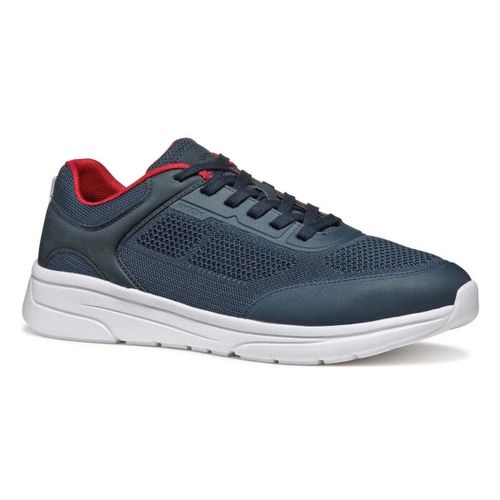 Baskets basses Klaiver Men's Blue Leisure Athletic Sneakers - Geox - Modalova