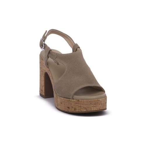 Sandales compensées NERO GIARDINI 451 VELOUR CRETA - NeroGiardini - Modalova