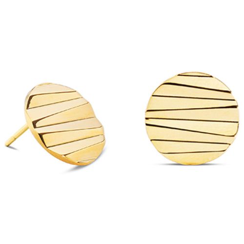 Boucles oreilles Clous d'oreilles Round Wave Gold - Coeur De Lion - Modalova
