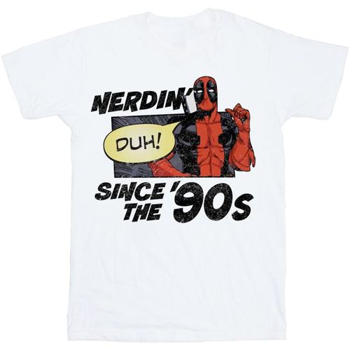 T-shirt Nerdin Since The 90s - Deadpool - Modalova