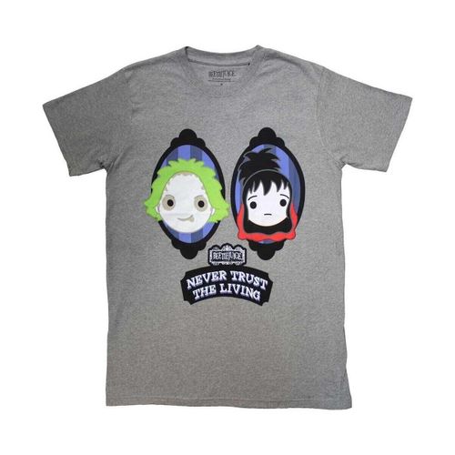 T-shirt Never Trust The Living - Beetlejuice - Modalova