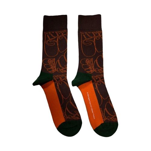 Chaussettes Rubber Soul Text Outlines Repeat - The Beatles - Modalova