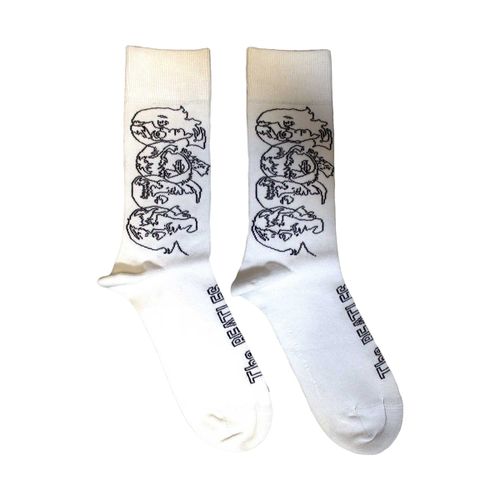 Chaussettes Album Faces Outlines - The Beatles - Modalova