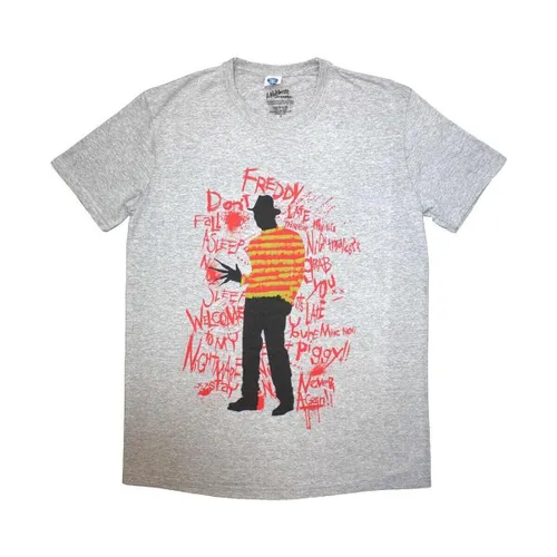 T-shirt Freddy Scribble Font - A Nightmare On Elm Street - Modalova
