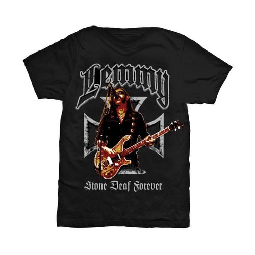 T-shirt Iron Cross Stone Deaf Forever - Lemmy - Modalova