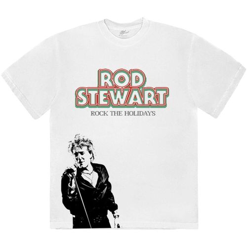 T-shirt Rock The Holidays - Rod Stewart - Modalova