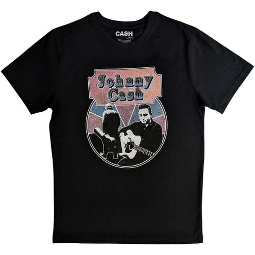 T-shirt Walking Guitar Front On - Johnny Cash - Modalova