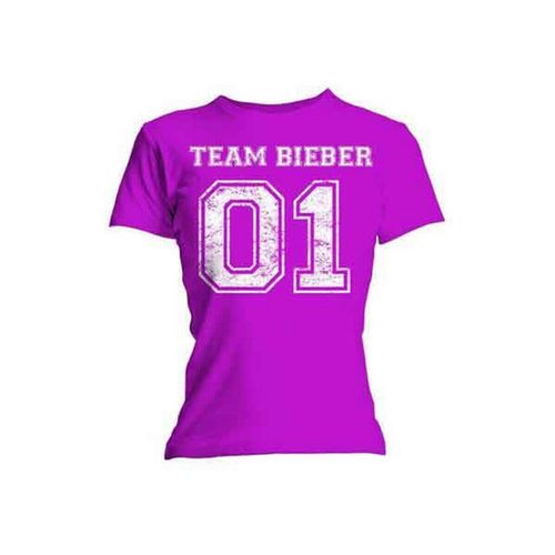 T-shirt Justin Bieber Team Bieber - Justin Bieber - Modalova