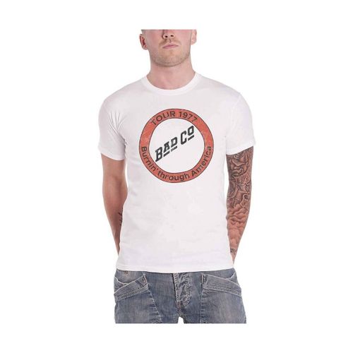 T-shirt Burnin' Through America - Bad Company - Modalova