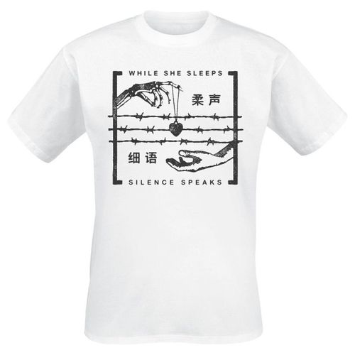 T-shirt Silence Speaks - While She Sleeps - Modalova