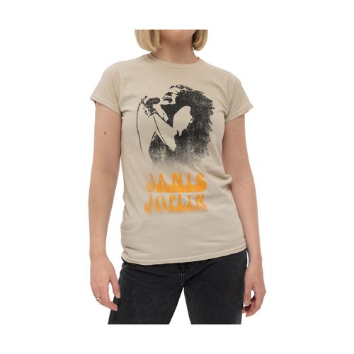 T-shirt Working The Mic - Janis Joplin - Modalova