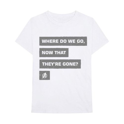 T-shirt Now That They're Gone - Marvel - Modalova