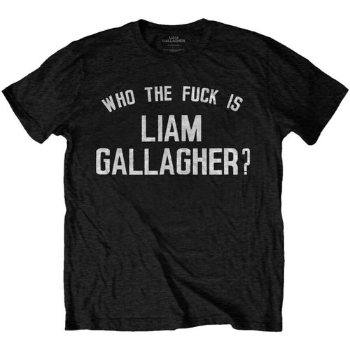 T-shirt Who The Fuck Is - Liam Gallagher - Modalova