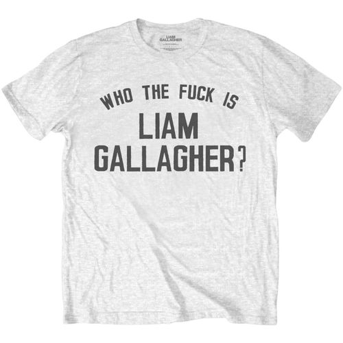T-shirt Who The Fuck Is - Liam Gallagher - Modalova