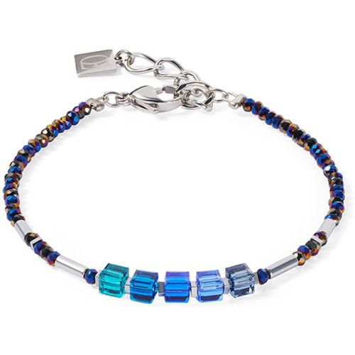 Bracelets Bracelet Cube Story Minimalistic Sparkling bleu - Coeur De Lion - Modalova