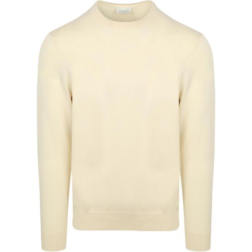 Sweat-shirt Pullover Blanc Cassé - Profuomo - Modalova