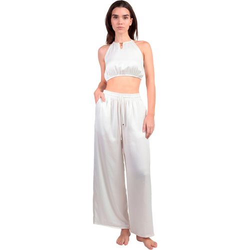 Combinaisons Ensemble estival satin top et pantalon Satinee Beach - Admas - Modalova
