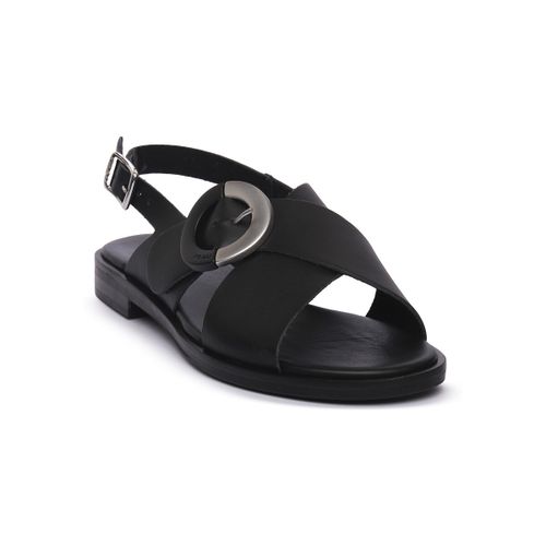 Sandales plates Frau LONDON NERO - Frau - Modalova
