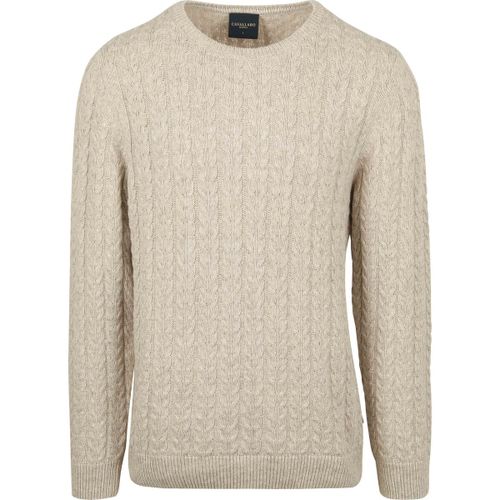 Sweatshirts Pull Cavallaro Orvieto Col Rond Blanc Cassé - Cavallaro Napoli - Modalova