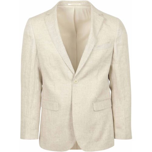 Veste Veste de Costume De Lin Herringbone Écru - Suitable - Modalova