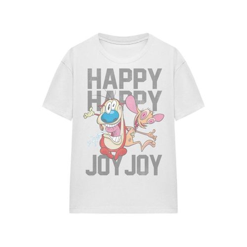 T-shirt Happy Happy Joy Joy - Ren & Stimpy - Modalova