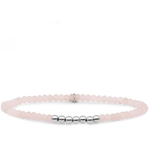Bracelets Bracelet Reverse Universe argent Quartz rose - Sparkling Jewels - Modalova