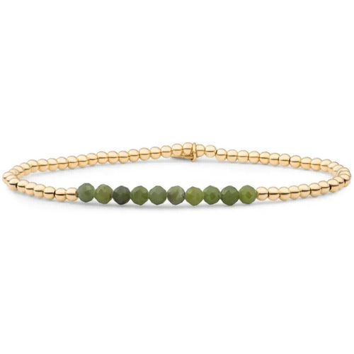 Bracelets Bracelet Universe Jade argent plaqué or - Sparkling Jewels - Modalova