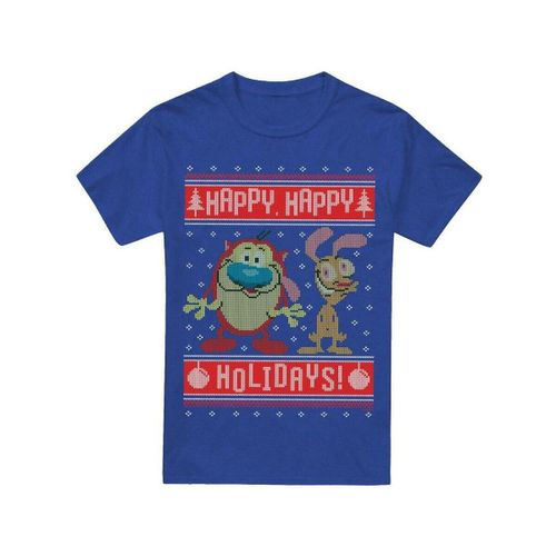 T-shirt Happy, Happy Holidays - Ren & Stimpy - Modalova