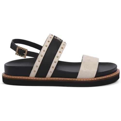 Sandales plates CALF IVORY - Laura Biagiotti - Modalova