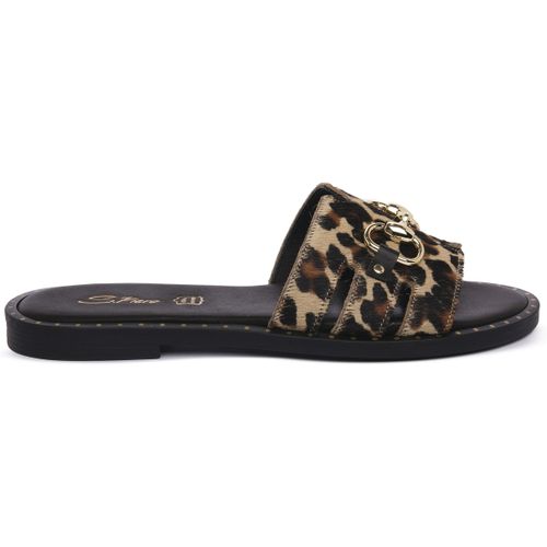 Sandales plates PONY LEOPARD - S.piero - Modalova
