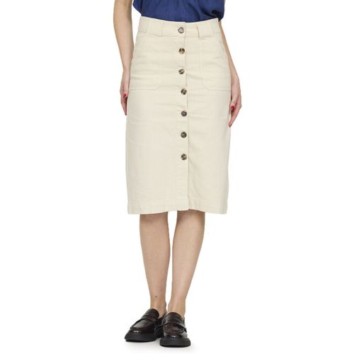 Jupes midi Jupe POEME Ecru - Lee Cooper - Modalova