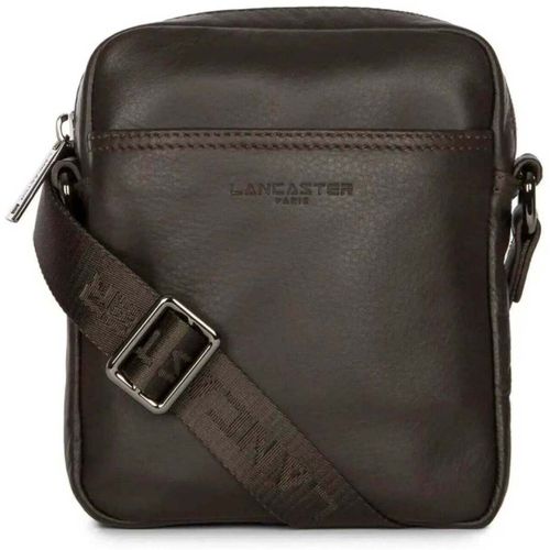 Sac Sacoche cuir SOFT VINTAGE Marron - LANCASTER - Modalova