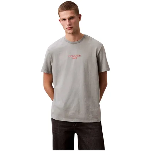 T-shirt T shirt Ref 65598 CKM Gris - Calvin Klein Jeans - Modalova