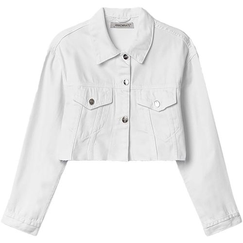 Veste In Bull Denim Corto Con Personalizzazione - Hinnominate - Modalova
