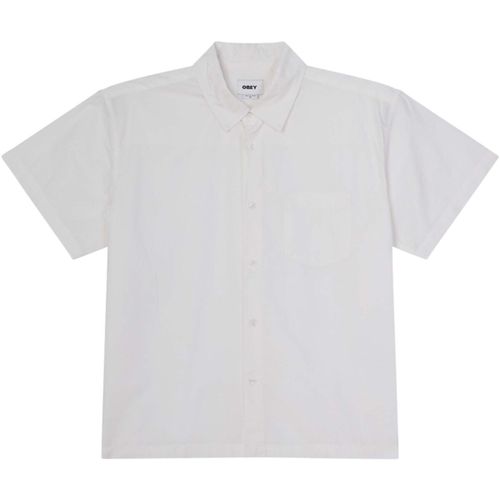 T-shirt Obey Wire Woven Ss - Obey - Modalova