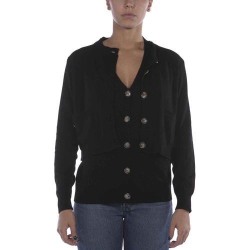 Sweat-shirt Cardigan Sovrapposto - Manila Grace - Modalova