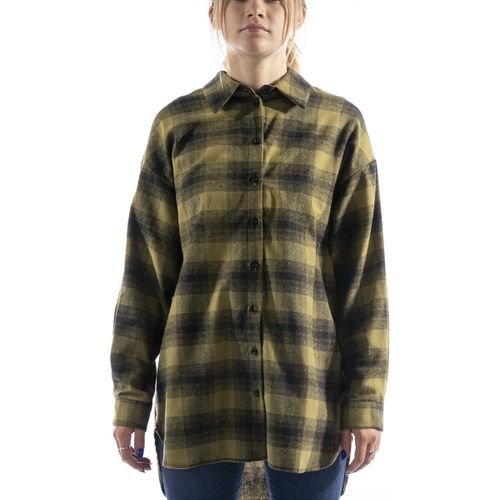 Chemise Kontatto Over Check Frange - Kontatto - Modalova