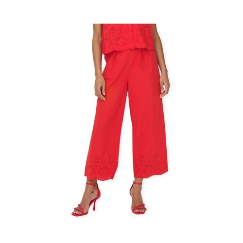 Pantalon Roxanne Long Trousers - High Risk Red - Only - Modalova