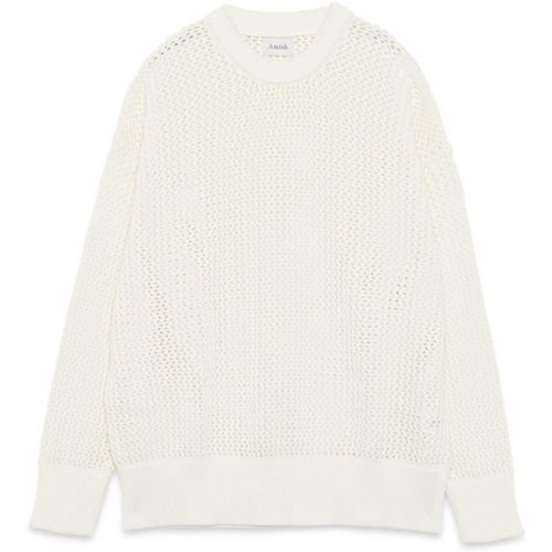 Sweatshirts Crew Neck Over Man Cotton Net Marble - Amish - Modalova
