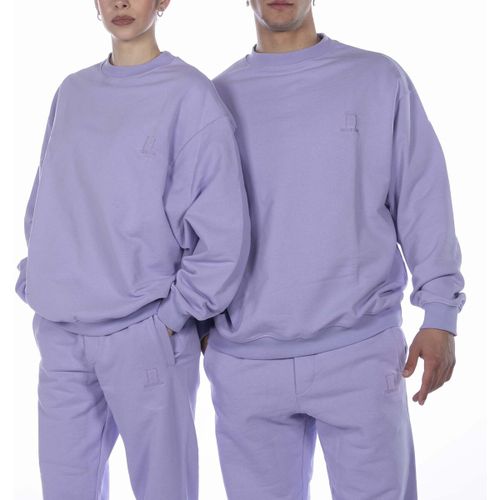 Polaire Crewneck Embroidered Logo Lilla - Heaven Door - Modalova